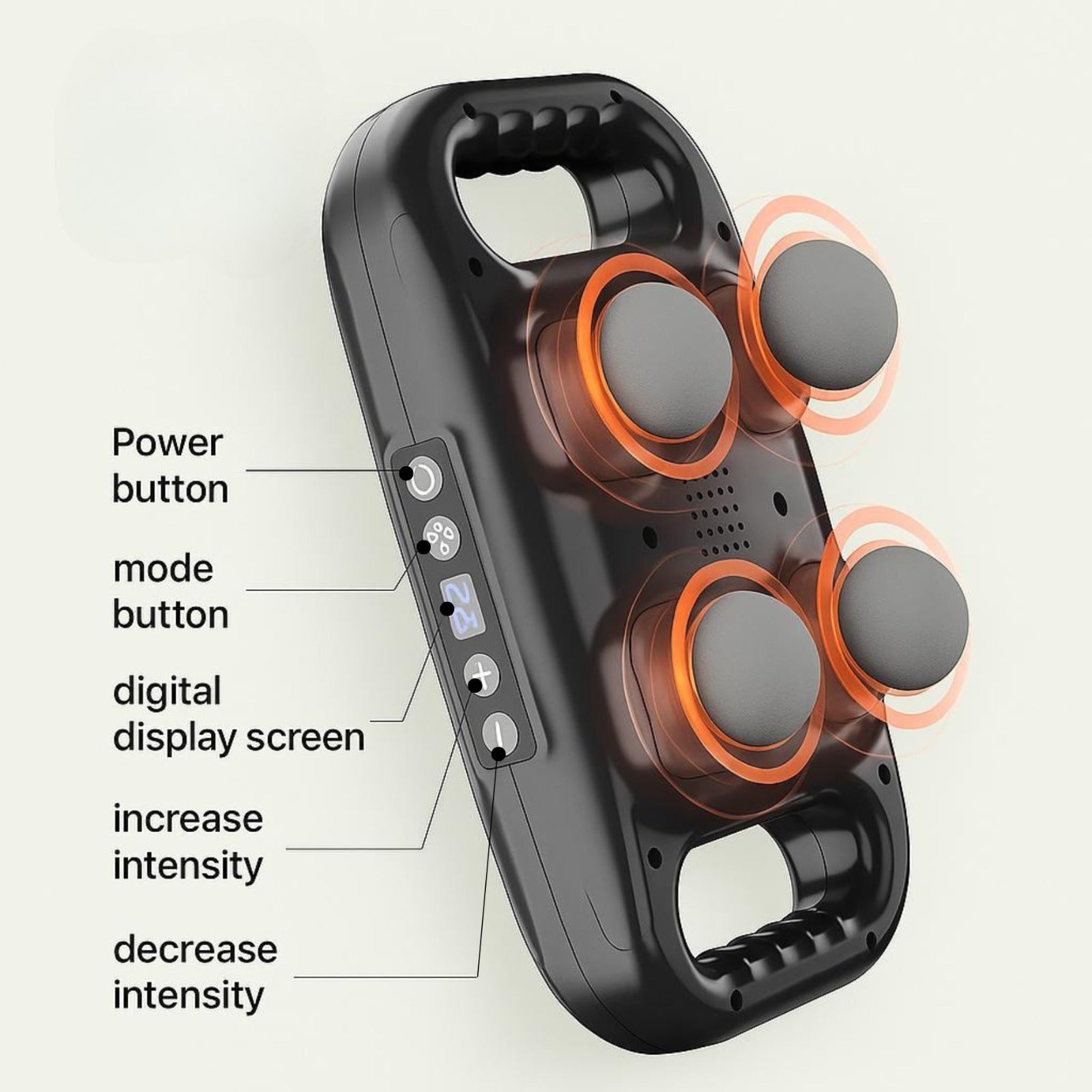 Polet Pro - 4 Headed Massager